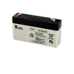 Yuasa - Batterie plomb étanche Y1.2-6 Yucel 6v 1.2ah