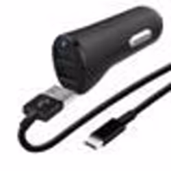 Wefix Pack chargeur voiture avec câble double USB vers USB-C 1 m - 3663003671294