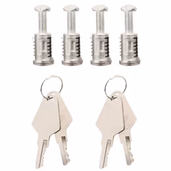 Kit de verrouillage pour barres de toit Menabo Tiger, Menabo Delta et Menabo Professional.