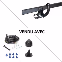 Attelage garantie 7 ans (Partie mécanique, hors faisceau électrique et hors défaut de pose). Pack France Attelage comprenant  ...
