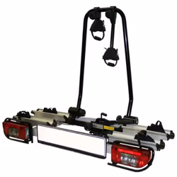 Le MFT Aluline peut transporter 2 vélos d'une charge totale de 55 kg ! Il peut transporter un 3ème vélos grâce à son extensio ...