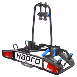 L'Hapro Atlas 2 Premium Blue peut transporter 2 vélos de 30 kg max chacun pour une charge totale de 60 kg ! Il est également ...