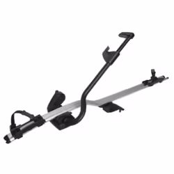 Le "ProRide 598 silver" est un porte-vélo de marque Thule, il s'installe sur des barres de toit conçu pour le transport de 1 ...