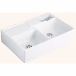 Description générale Ce lave-mains est conçu pour s'intégrer parfaitement sous un meuble de 90 cm. Avec ses dimensions de 89, ...
