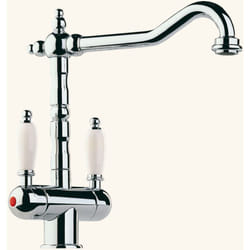 Robinet mélangeur vintage chromé augustin