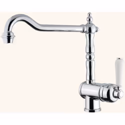 POINTS FORTS : > Robinet rétro H 268 x L 232 mm > Bec orientable à 360° > Mitigeur pour cuisine > Robinetterie cuisine avec f ...