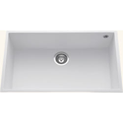 Vier sous-plan granit blanc Luisina quadrille 1 bac 760x440
