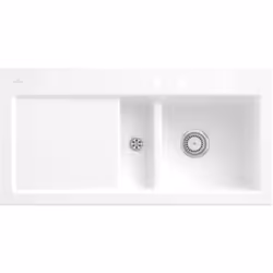 POINTS FORTS : > Évier encastrable 100x51 cm > Vidage vendu séparément > Meuble sous évier 60 cm minimum > Évier non réversib ...