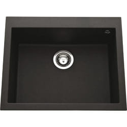 Luisina - vier granit noir moucheté quadrille 1 bac 570x500