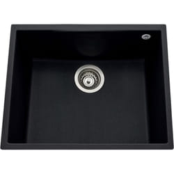 Vier sous-plan granit noir moucheté Luisina quadrille 1 bac 540x440