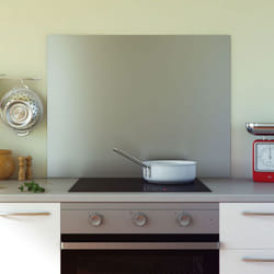 Cuisissimo - Crédence cuisine fond de hotte Inox - l 60 x h 70 cm