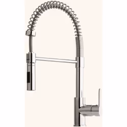 POINTS FORTS : > Robinet douchette H 505-131 x L 230mm > Douchette mobile double jet > Mitigeur pour cuisine > Robinetterie c ...