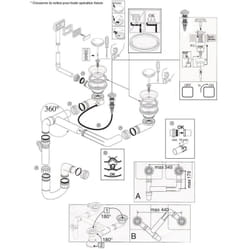 Vidage automatique 2 bacs CUIPD234 gamme Best en Keratek