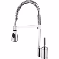 POINTS FORTS : > Robinet douchette H 460 x L 220 mm > Douchette double jet > Mitigeur pour cuisine > Robinetterie cuisine ave ...