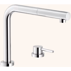 POINTS FORTS : > Robinet rabattable H 68-205 x L 231 mm > Douchette extractible > Mitigeur pour cuisine > Robinetterie cuisin ...