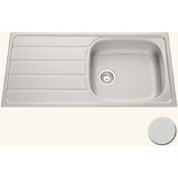 Cuisissimo - vier inox mini structure Luisina rock 1 grand bac 1 égouttoir