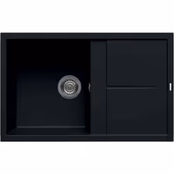 POINTS FORTS : > Évier encastrable 79x50 cm > Meuble sous évier 50 cm minimum > Evier vidage manuel > Evier réversible CARACT ...