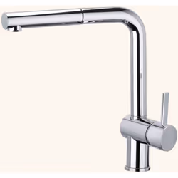 POINTS FORTS : > Robinet douchette H 286 x L 247 mm > Douchette extractible mono jet > Mitigeur pour cuisine > Robinetterie c ...