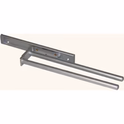 > Porte torchon cuisine coulissant : L 43.9 x l 94 cm > 2 branches coulissantes > Range torchon coulissant en aluminium > Sup ...