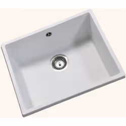 POINTS FORTS : > Évier encastrable cuve 50x40 cm > Evier vidage manuel > Meuble sous évier 60 cm minimum > Installation sous- ...