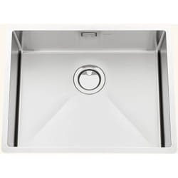 Evier sous-plan inox nid d'abeille VIBRATO Luisina 1 bac 570x450 mm