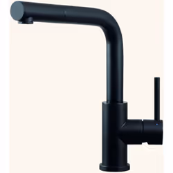 POINTS FORTS : > Robinet noir H 290 x L 220 mm > Douchette extractible mono jet > Mitigeur pour cuisine > Robinetterie cuisin ...