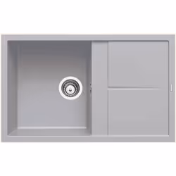 POINTS FORTS : > Évier encastrable 79x50 cm > Meuble sous évier 50 cm minimum > Evier vidage manuel > Evier réversible CARACT ...