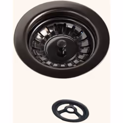 > Pour évier granit > Trop plein rond Ø 33 mm > Livré sans tuyau évacuation évier > Bonde évier Ø 90 mm