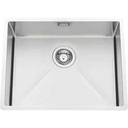 Evier sous-plan inox lisse vibrato Luisina 1 bac 570x450 mm
