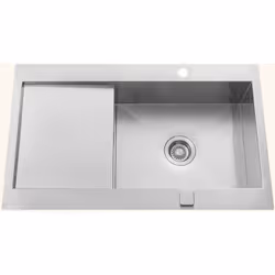 POINTS FORTS : > Évier encastrable 86x52 cm > Meuble sous évier 60 cm minimum > Evier vidage automatique > Évier réversible C ...