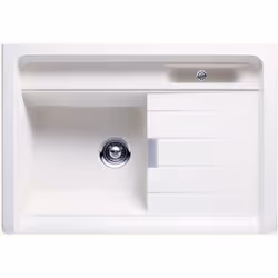 POINTS FORTS : > Évier timbre 90x62,8 cm > Convient à un meuble sous évier de 90 cm > Evier vidage automatique > Évier à pose ...