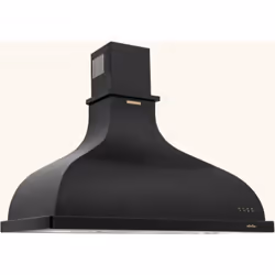 Hotte vintage murale Silverline HORIS noir mat 90 cm