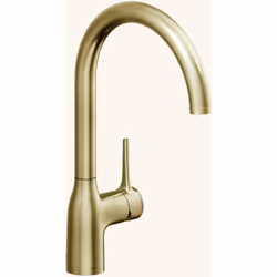 POINTS FORTS : > Robinet doré H 380 x L 220 mm > Bec pivotant à 180° > Mitigeur pour cuisine > Robinetterie cuisine avec flex ...