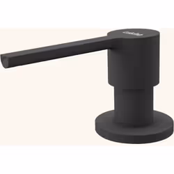 > Flacon pompe 300ml > Distributeur savon inox PVD > Rechargement pratique par la tête amovible > Distributeur savon noir