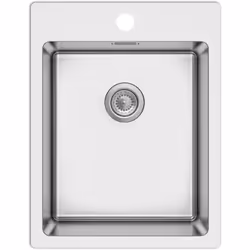 POINTS FORTS : > Évier encastrable 39x50,5 cm > Meuble sous évier 45 cm minimum > Evier vidage manuel > Evier réversible CARA ...