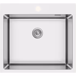POINTS FORTS : > Évier encastrable 55x50,5 cm > Meuble sous évier 60 cm minimum > Evier vidage manuel > Evier réversible CARA ...
