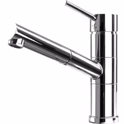 POINTS FORTS : > Robinet douchette H 211 x L 243 mm > Bec orientable à 90° > Mitigeur pour cuisine > Robinetterie cuisine ave ...