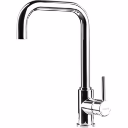 POINTS FORTS : > Robinet chromé H 340 x L 201 mm > Bec orientable > Mitigeur pour cuisine > Robinetterie cuisine avec flexibl ...