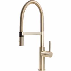 POINTS FORTS : > Robinet douchette H 490-188 x L 185mm > Douchette mobile double jet > Mitigeur pour cuisine > Robinetterie c ...