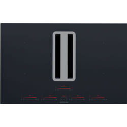 Silverline - Plaque induction avec hotte intégrée flow max pro 78cm noir et inox - évacuation arrière