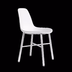 Chaise de salle à manger CLARA blanc