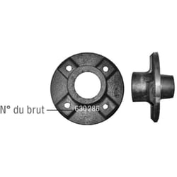 Al-ko - Moyeu complet 450kg 4 Trous 115 n° 369 689 pour remorque