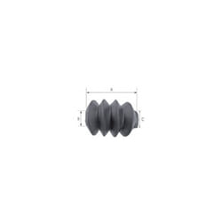 Al-ko - Soufflet de tête d'attelage pour tête 2,8VB/351S