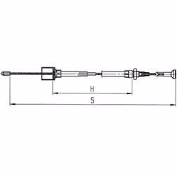 Câble de Frein AL-KO 1637-2051-2361 - Gaine 770 mm - Total 966 mm Caractéristiques principales : Marque: AL-KO Longueur de la ...