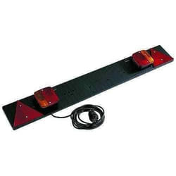 Rampe de feux remorque plastique 1m
