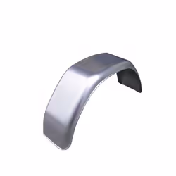 Garde-boue métal galvanisé rond 10 – Compatible toutes remorques