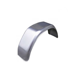 Garde-boue métal galvanisé rond 10 – Compatible toutes remorques