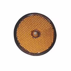 Catadioptre - GENERIQUE - Rond - Orange - Visser ou autocollant
