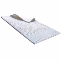 Surmatelas à Mémoire de Forme 90 x 190 cm - 4 cm dépaisseur 10 zones de confort