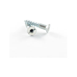 Vis Express - Vis bois Acier zingué 4.5X30 Percée et taraudée M2 PAS40-1 piece